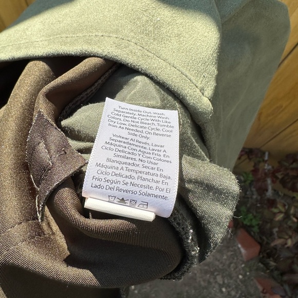 Wonder Nation Green Faux Suede Mini Skirt Size Small - Picture 5 of 5